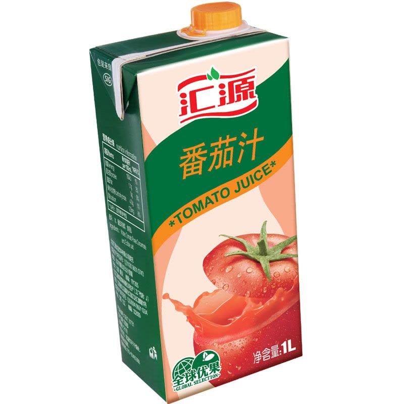 【官方旗舰店】汇源果汁番茄汁 1L*12盒 家庭装果蔬汁饮料图片