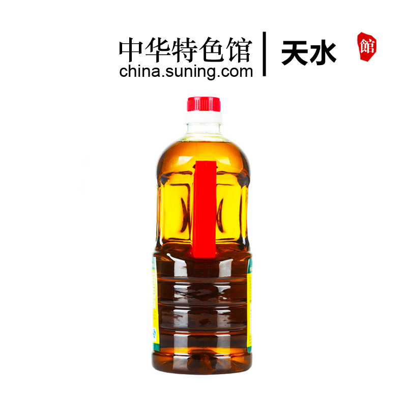 【中华特色】天水馆 隴上农庄 生榨亚麻籽油1L 孕婴月子食用油 装物理压榨 西北