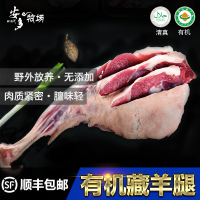 【中华特色】天水馆 安多牧场 新鲜藏羊腿3斤 有机清真生羊肉 烤羊腿 顺丰包邮 西北