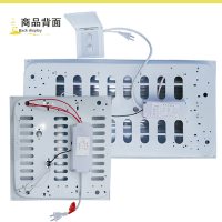 千丰浴霸集成吊顶超薄7CM灯暖照明无换气1秒速暖卫生间浴室黄金管取暖浴霸三根黄金管浴霸 30X30无照明