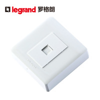 罗格朗Legrand开关插座开关面板明智一位电脑网线网络插座明装强信号86型电脑插座