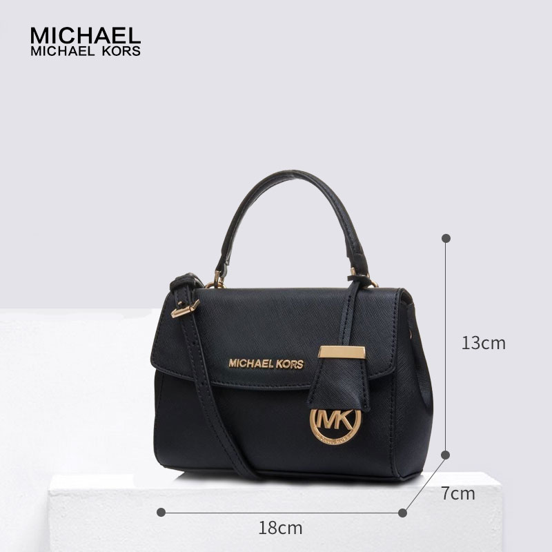 MICHAEL KORS 迈克·科尔斯 MK女包 潮酷风范 包盖式剑桥包 迷你 牛皮 斜挎包 女 32F5GAVC1L