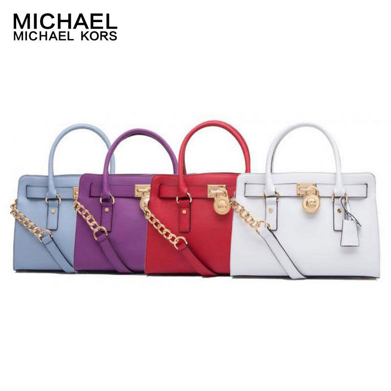 MICHAEL KORS 迈克·科尔斯 MK女包潮酷风范笑脸包中号 牛皮单肩手提包 斜挎包 女 30S2GHMS3L图片