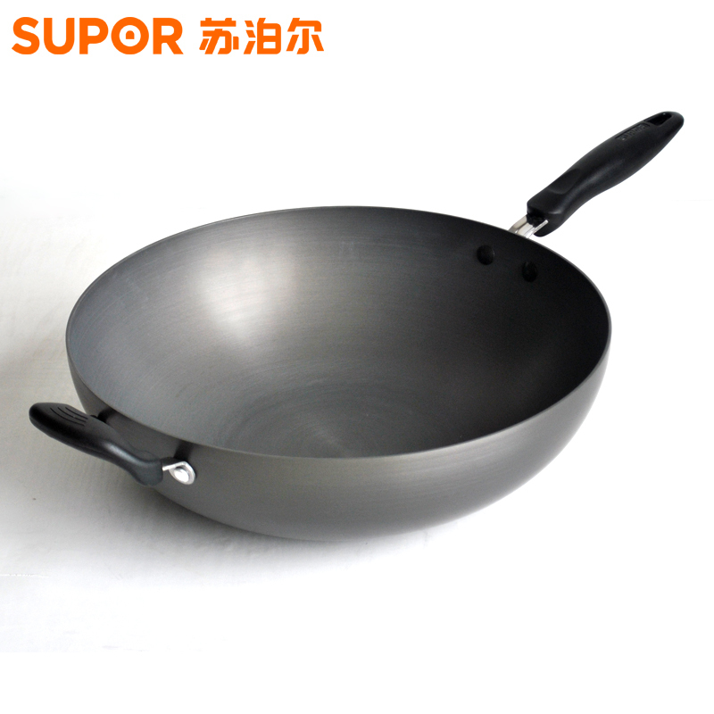 苏泊尔硬质耐磨炒锅PC32C1燃气明火专用煎炒锅