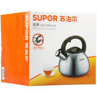 苏泊尔/SUPOR烧水壶煤气304不锈钢水壶鸣笛SS35N1开水煲不保温燃气电磁炉适用3-4升