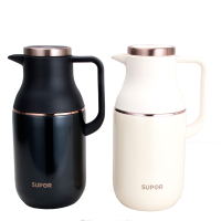 苏泊尔(SUPOR)KC20FZ50保温壶304不锈钢大号大容量家用按压式热水壶开水瓶北欧风保温壶