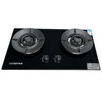 TJSTAR高效节能台嵌两用燃气灶双炉头5.2KW大火力钢化玻璃面板