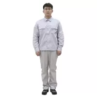 燕舞 JZYGJ2017NQJ1007 防静电工作服 夏季款 165-185码 定制商品(计价单位:套) 浅灰色
