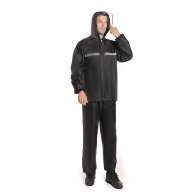 布雷德利 BRADLEYBD6TF1923104R2F分体式雨衣M-3XL(计价单位:套)黑色