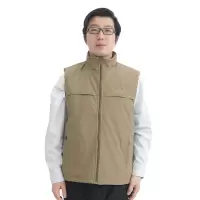 九州缘BD1TF2023102R2N 防寒抓绒马甲S-4XL(计价单位:件)卡其