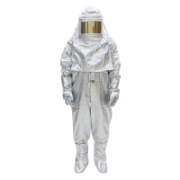燕舞BD2TF4223106R2F连体式避火隔热服中号/大号(计价单位:套)银色