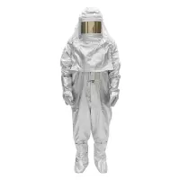 燕舞BD2TF4223106R2F连体式避火隔热服中号/大号(计价单位:套)银色
