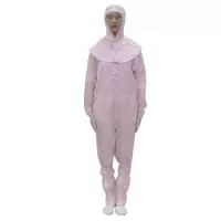 燕舞BD2EF3823205B2F洁净室防静电连体服155-185(计价单位:套)粉色