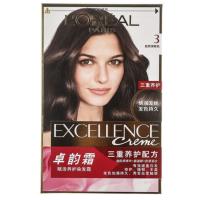 欧莱雅（LOREAL）卓韵霜护发染发霜＃3（自然深棕色