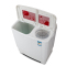长虹红太阳 XPB82-99SD 8.2公斤双桶洗衣机 大容量双缸半自动洗衣机 单洗单脱 双电机双动力