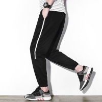 绅士空间2021春季新款男士休闲裤小脚工装裤运动裤韩版青少年宽松九分裤男MF.985-1