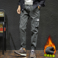 绅士空间2021夏季裤子男潮流百搭工装裤韩版学生ins潮牌宽松束脚运动休闲裤男NH.K205