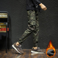 绅士空间2021春季九分裤青年男士休闲裤韩版修身运动裤男束脚裤小脚工装裤男MF.Z805