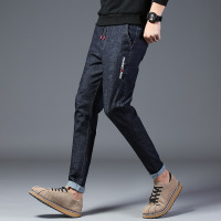 绅士空间2021春季男士牛仔裤韩版潮流修身男裤弹力牛仔长裤小脚休闲牛仔裤男MJ.3165