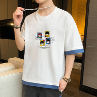 绅士空间2021夏季男士T恤圆领套头衣服男装修身运动上衣休闲短袖打底衫HL.3106