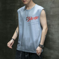 绅士空间休闲宽松背心男ins网红2021夏季新款潮牌帅气街头个性港风潮流百搭无袖ZT.8528