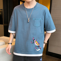 绅士空间夏季短袖t恤男士2021新款纯棉潮牌男装体恤半袖韩版潮流ins大码T恤男HL.3115