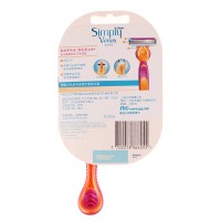 Gillette/吉列维纳斯 简悦女士专用剃毛刀手动剃须刀刮毛脱毛器2刀头