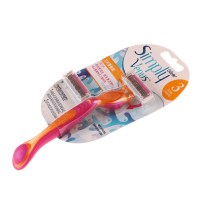 Gillette/吉列维纳斯 简悦女士专用剃毛刀手动剃须刀刮毛脱毛器2刀头