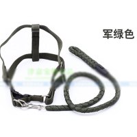 [0-60斤以内狗狗牵引带套装送铃铛]项圈 胸背带金毛阿拉斯加拉布拉多狗绳子狗拉绳子狗狗宠物日常出行用品