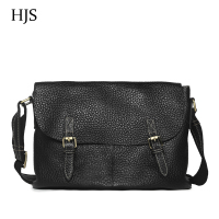 赫泽琼斯HEZZJONES男士复古邮差包头层牛皮潮男包真皮斜挎包韩版休闲个性软皮单肩包