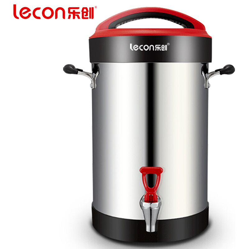 lecon/乐创珍轩 豆浆机商用大容量 10.5L不锈钢全自动磨浆机多功能无渣浆渣分离