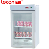 lecon/乐创珍轩 LK-150R 商用保温展示柜热饮机牛奶咖啡奶茶饮料加热柜 白色单门2层