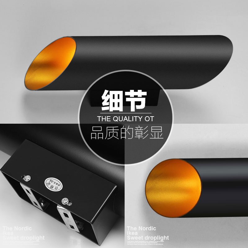 led北欧创意个性简约设计师过道走廊楼梯间阳台酒店双头艺术壁灯