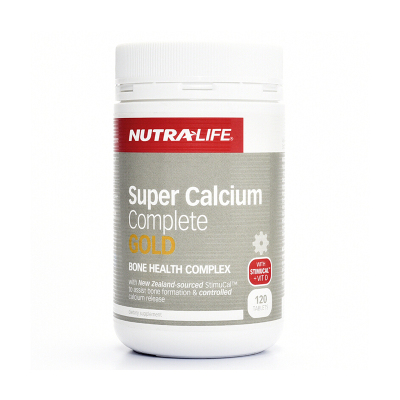 Nutra-Life 纽乐 多维复合牛骨钙全效全方位钙柠檬酸钙 120片 1瓶装 含维生素D3+K2 新西兰进口