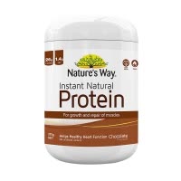 效期26年01月 佳思敏Nature’s Way 自然速溶蛋白粉 巧克力味 375g 1瓶 植物蛋白粉大豆分离蛋白澳洲