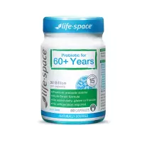 澳洲 Life space 60+ 老人益生菌胶囊 60粒 1瓶装 广谱高含量 澳大利亚进口