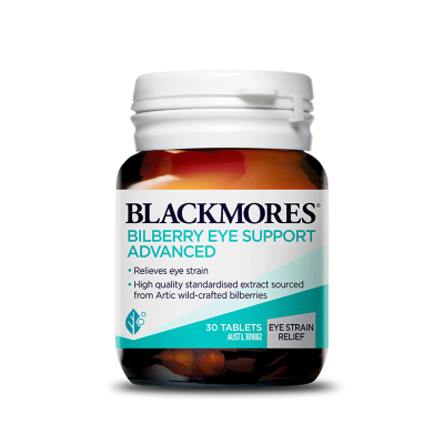 澳佳宝 Blackmores 蓝莓护眼片 30粒 1瓶 片剂 澳洲进口