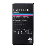 Hydrodol 解酒片 (舒醒)解缓不适氨基酸 酒胶囊缓酒片 增加维生素C 20粒10次 1盒装 澳洲进口