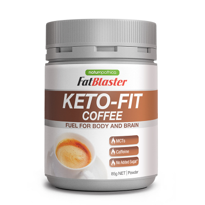 FatBlaster 断糖生酮防弹咖啡粉 85g 1瓶装 MCTs KETO-FIT 适合生酮饮食成人 冲剂 澳洲进口