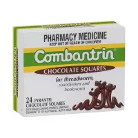Combantrin 儿童打虫巧克力 24块 1盒装 膳食营养补充剂 蛔虫蛲虫钩虫 1岁以上适用 澳洲进口