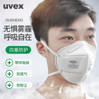 UVEX优唯斯1210/1211防尘口罩工业打磨粉尘雾霾飞沫骑行KN95口罩