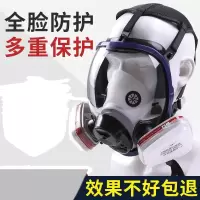 梅安6600防毒面具消毒防烟面罩全面罩喷漆场消防防工业粉尘防异味喷涂气体
