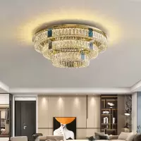 克罗斯塔 后现代轻奢水晶吸顶灯简约时尚客厅灯个性创意餐厅卧室变光灯具