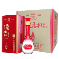 江苏全德(QUANDE)生态柔和国产浓香型42度白酒整箱装500ml*4瓶礼盒装礼婚宴宴会聚餐用酒