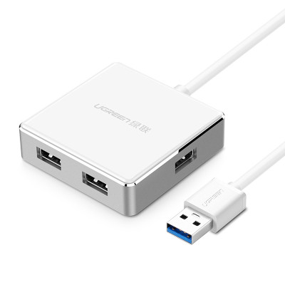 绿联 USB3.0分线器 银色 20790