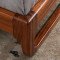 木屋子家具 中式现代实木家具1.8米大床木质实木床板乌金木卧室实木家具简约双人床婚床经济型家具