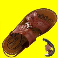 夏季防水防滑凉鞋男士软底耐磨凉拖两用透气凉鞋拖男 臻依缘