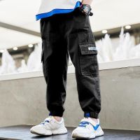 童装男童加绒裤子秋冬款2020新款中大童运动休闲裤儿童工装裤宽松臻依缘