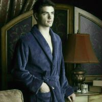 清仓珊瑚绒睡袍法兰绒浴袍男士女士长款睡衣情侣加厚加大码秋冬季 臻依缘