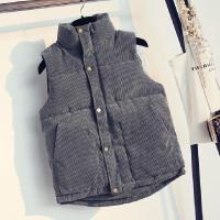 马甲女韩版背心百搭坎肩秋冬新款灯芯绒短款ins风外套 臻依缘